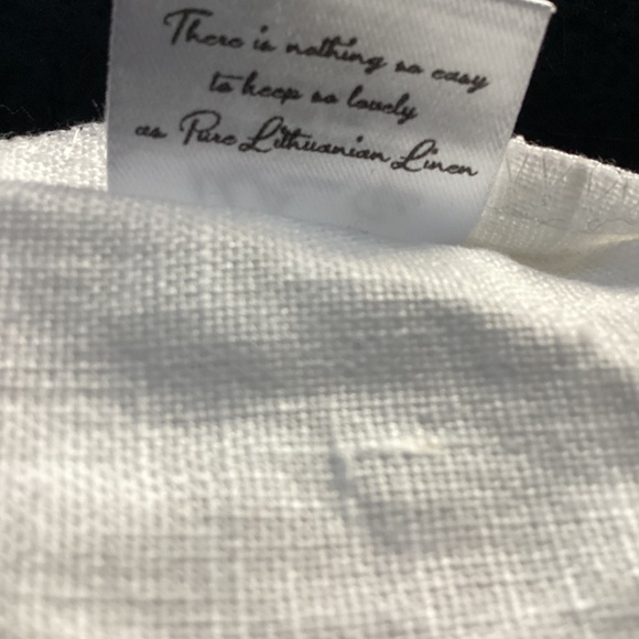 LINEN BLOUSE Son De Flor Classic similar Made in Lithuania - M - Picture 3 of 3